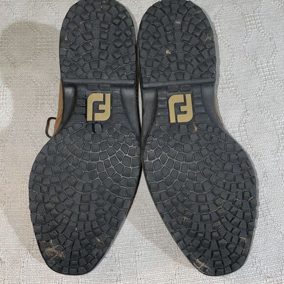 Footjoy Icon Men’s Golf Wingtip Shoes Size 10.5 M Brown Leather Outdoors Active - Picture 6 of 12